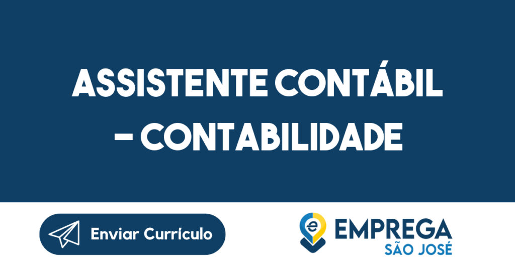 Assistente contábil - contabilidade-São José dos Campos - SP 1
