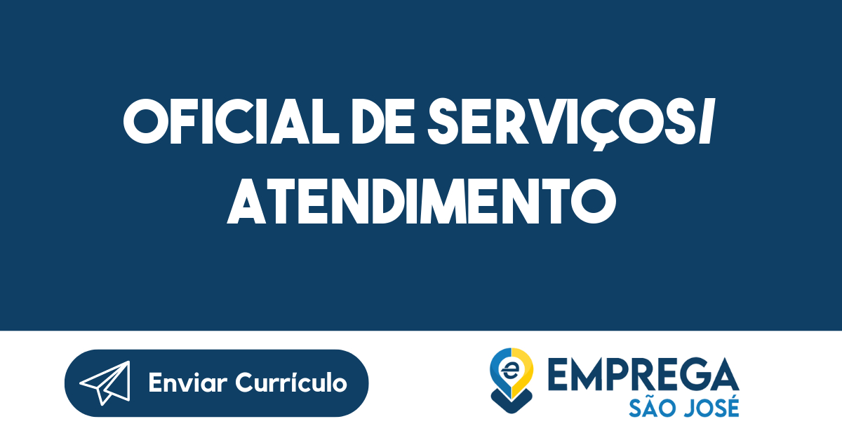 OFICIAL DE SERVIÇOS/ ATENDIMENTO-São José dos Campos - SP 41
