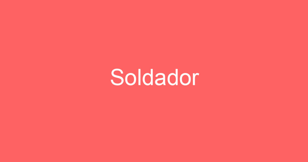 Soldador 1 Soldador 1