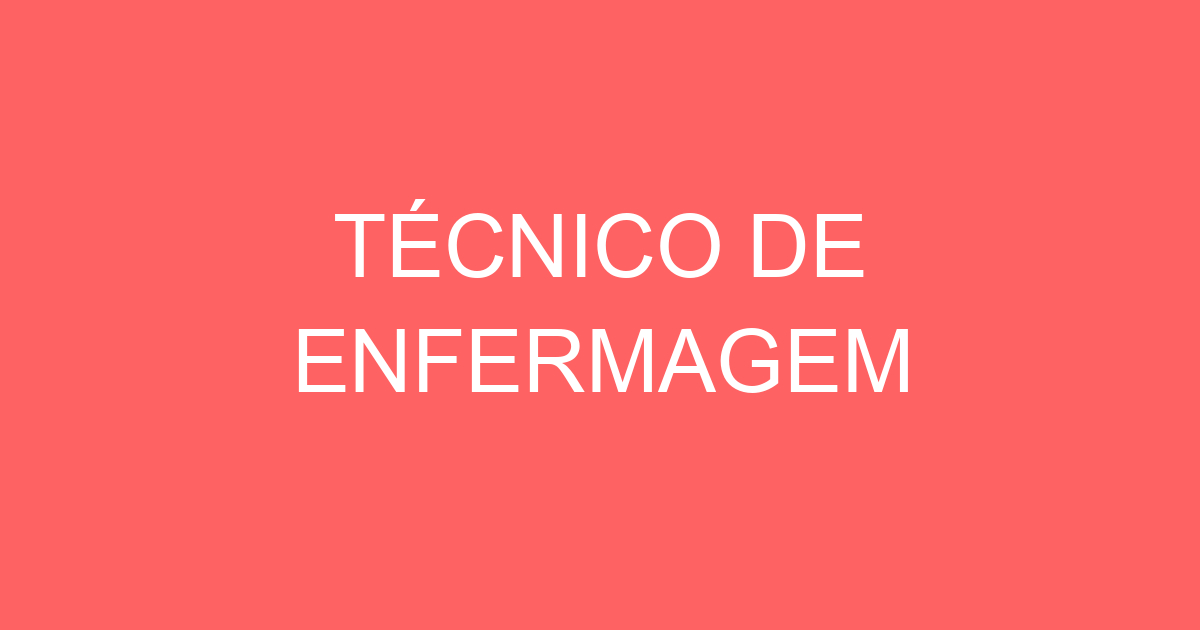 TÉCNICO DE ENFERMAGEM 105