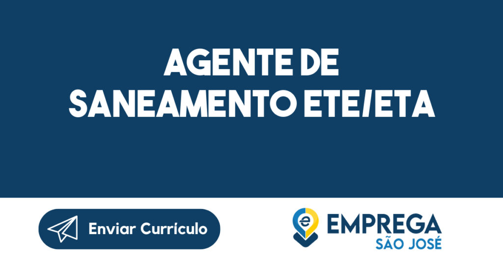 Agente de Saneamento ETE/ETA-Jambeiro - SP 1