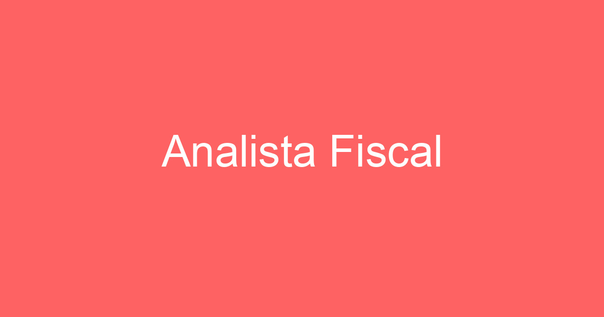 Analista Fiscal 325