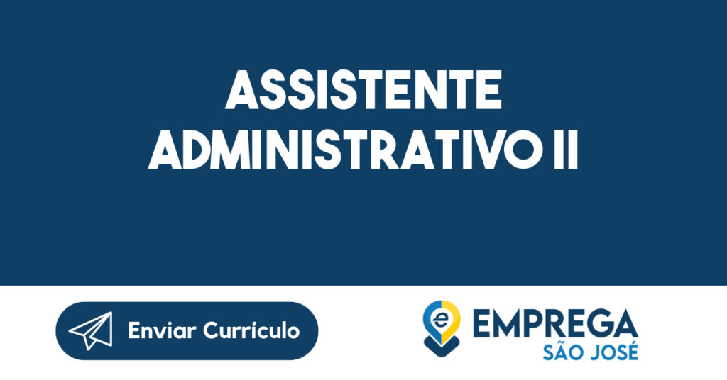 Assistente Administrativo II-São José dos Campos - SP 1