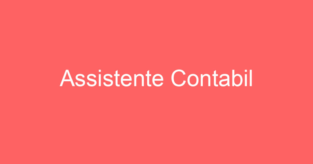 Assistente Contabil 1