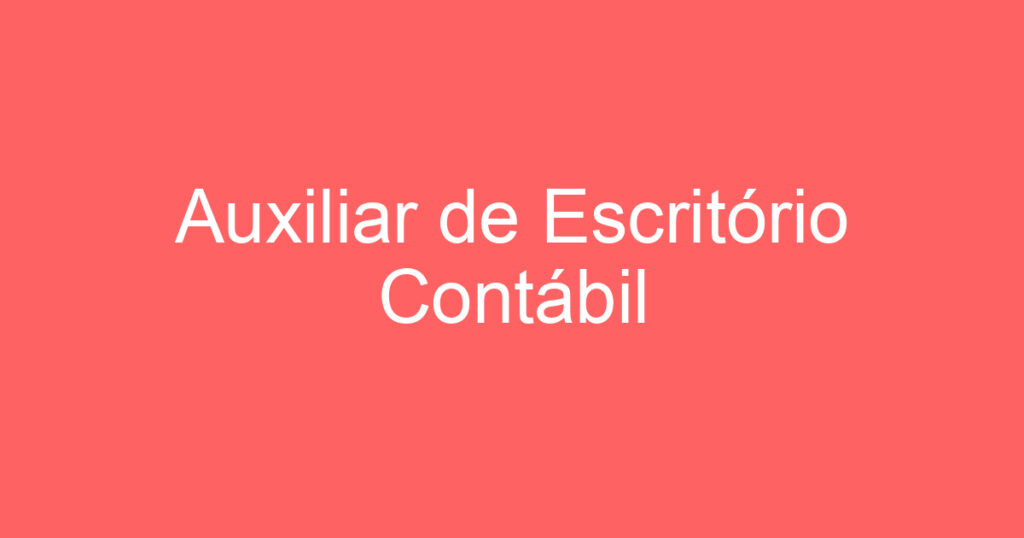 Auxiliar Administrativo 1 Auxiliar Administrativo 1