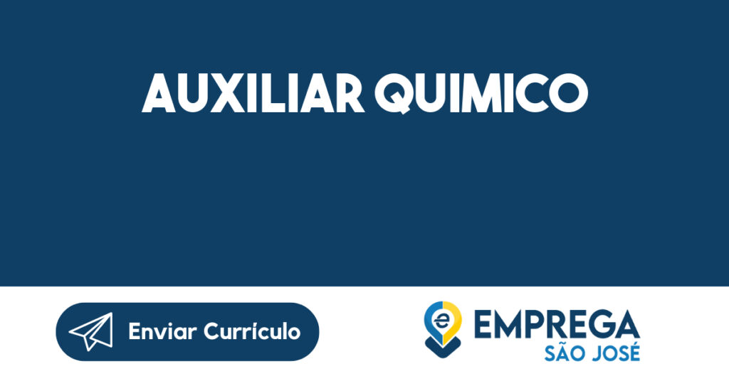 Auxiliar Quimico-São José dos Campos - SP 1
