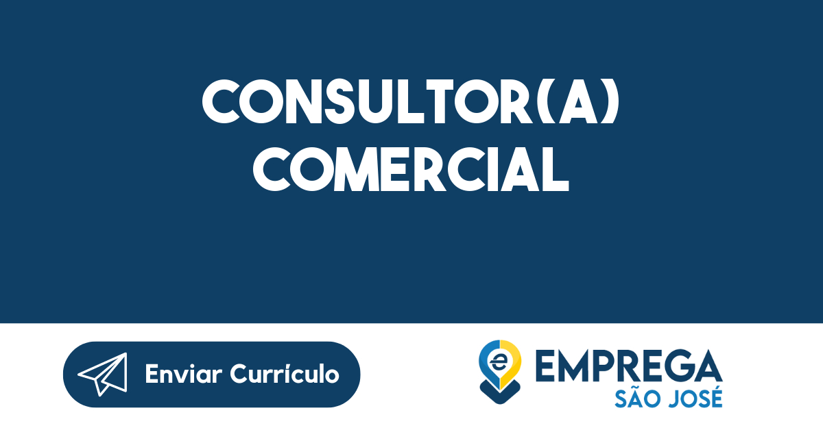 Consultor(a) Comercial-Jacarei - SP 377