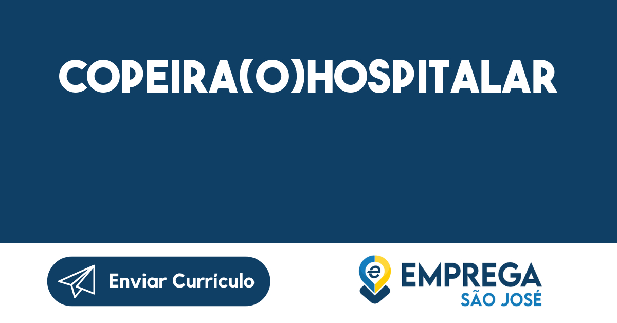 COPEIRA(o)HOSPITALAR-São José dos Campos - SP 5