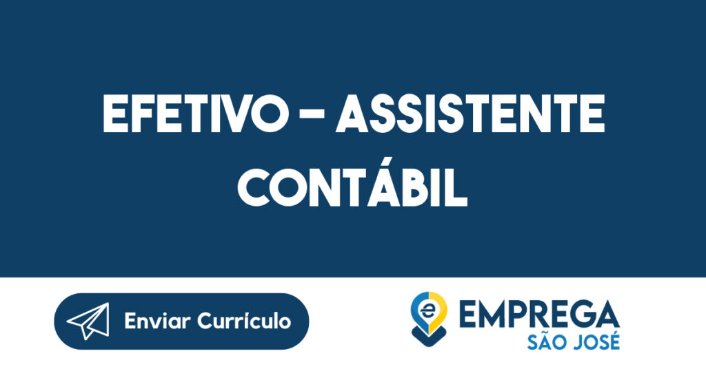 Efetivo - Assistente Contábil-São José dos Campos - SP 1