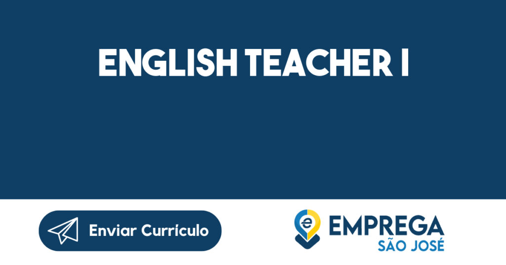 English Teacher | -São José dos Campos - SP 1