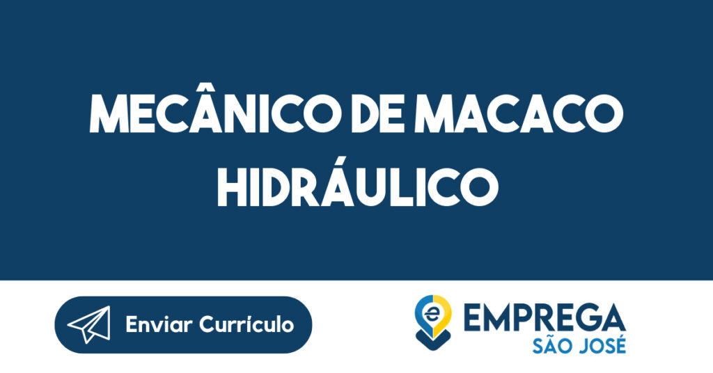 Mecânico de macaco hidráulico-São José dos Campos - SP 1