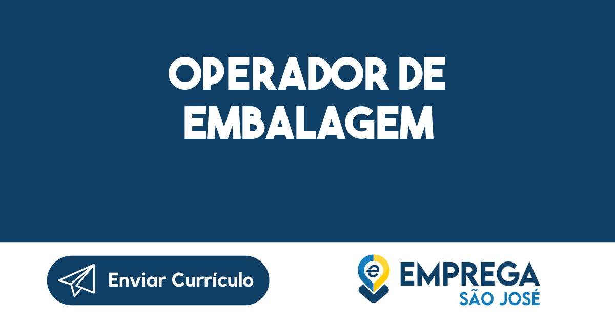 Operador de Embalagem-São José dos Campos - SP 201