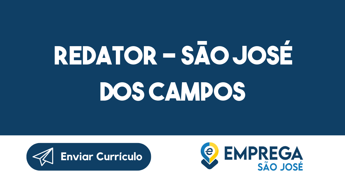 Redator - São José dos Campos-São José dos Campos - SP 1