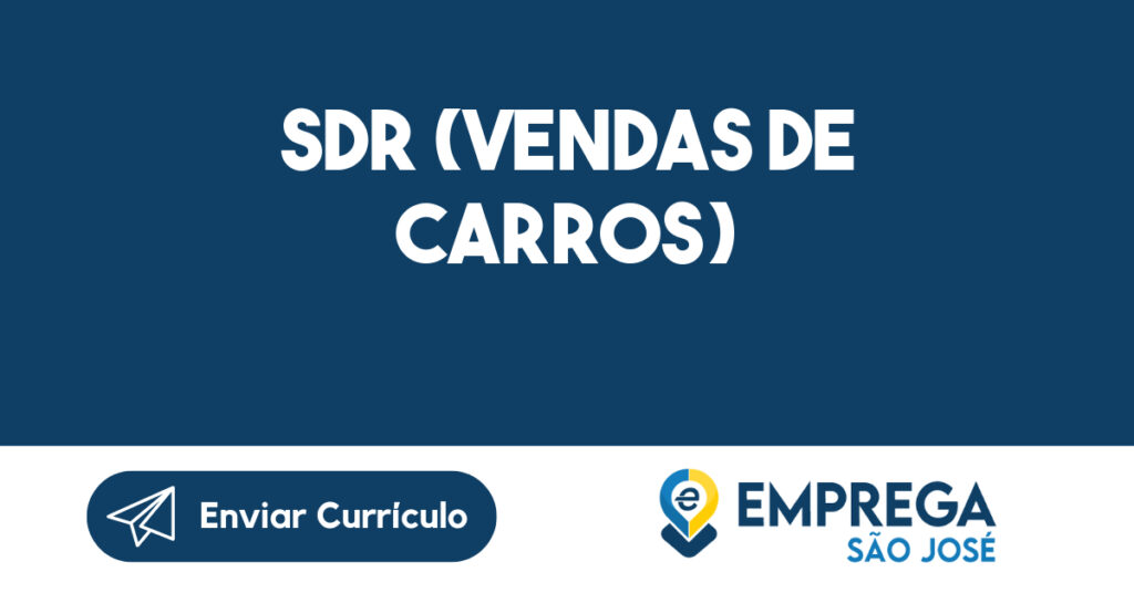SDR (Vendas de Carros)-São José dos Campos - SP 1