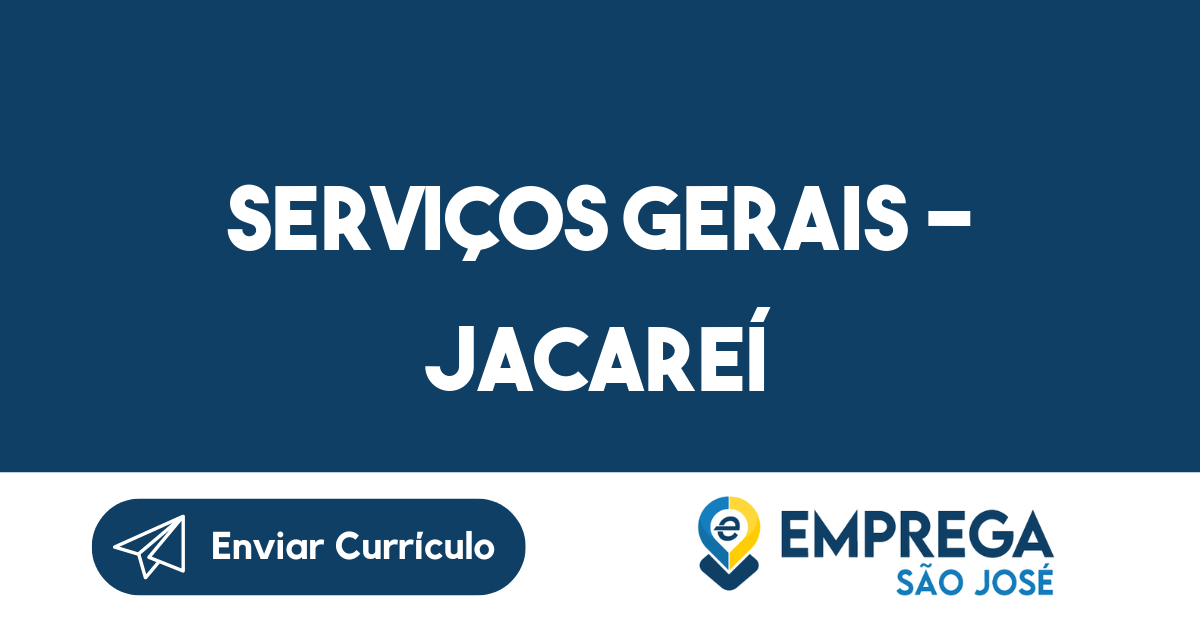 SERVIÇOS GERAIS - JACAREÍ-Jacarei - SP 199