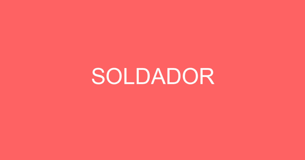 SOLDADOR 1