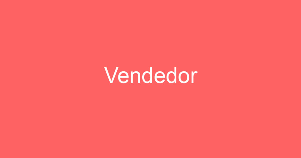 Vendedor 1 Vendedor 1