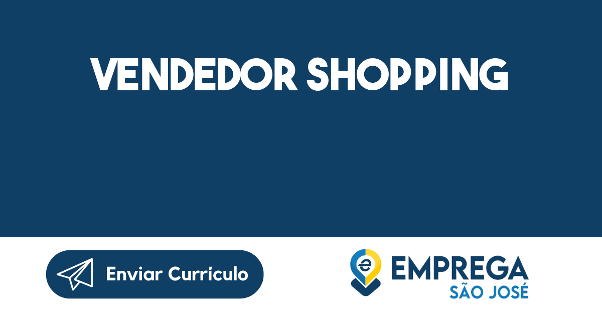 Vendedor Shopping-São José dos Campos - SP 9