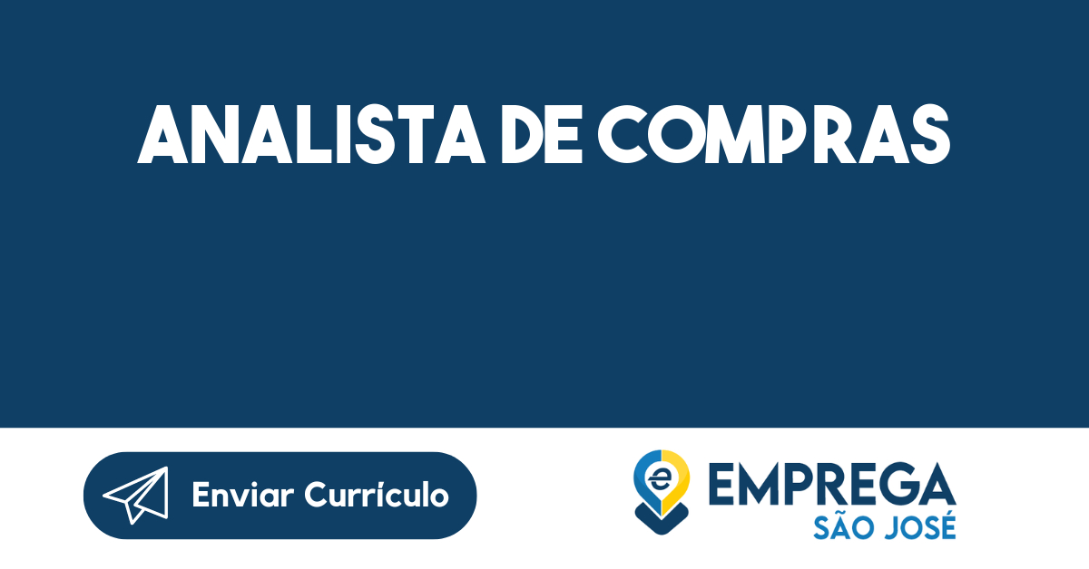 Analista de Compras-São José dos Campos - SP 321