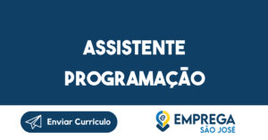 Assistente Programação-São José dos Campos - SP 5