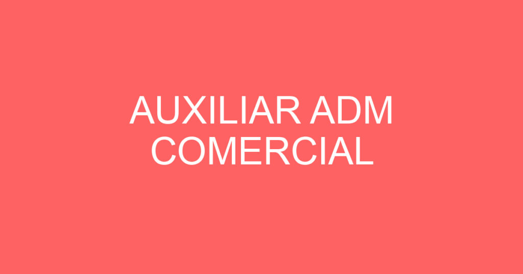 AUXILIAR ADM COMERCIAL 1
