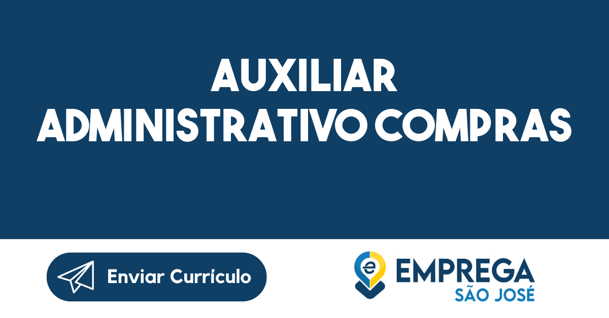 Auxiliar Administrativo Compras-São José dos Campos - SP 21
