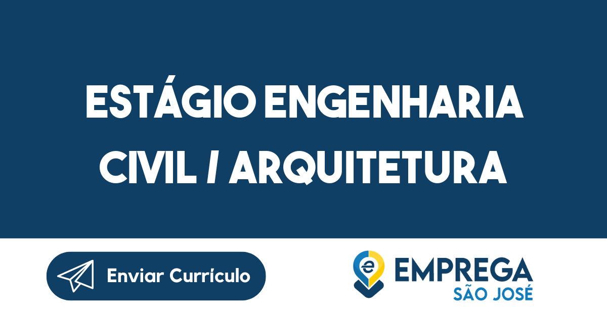 Estágio Engenharia Civil / Arquitetura-São José dos Campos - SP 359