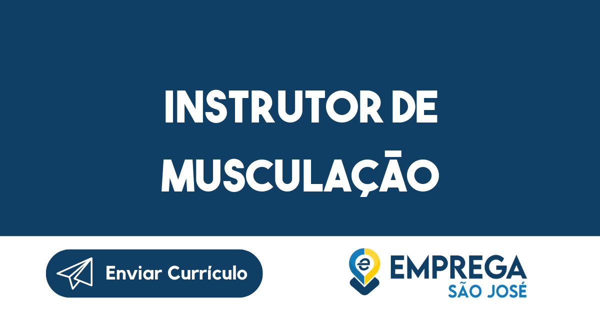 Instrutor de Musculação-São José dos Campos - SP 3