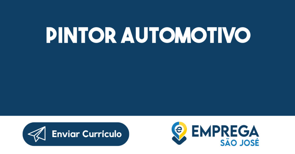 Pintor Automotivo-São José dos Campos - SP 1