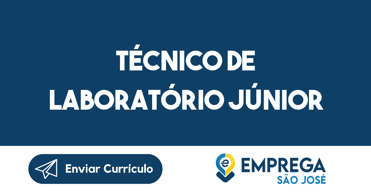 Técnico de Laboratório Júnior-São José dos Campos - SP 3