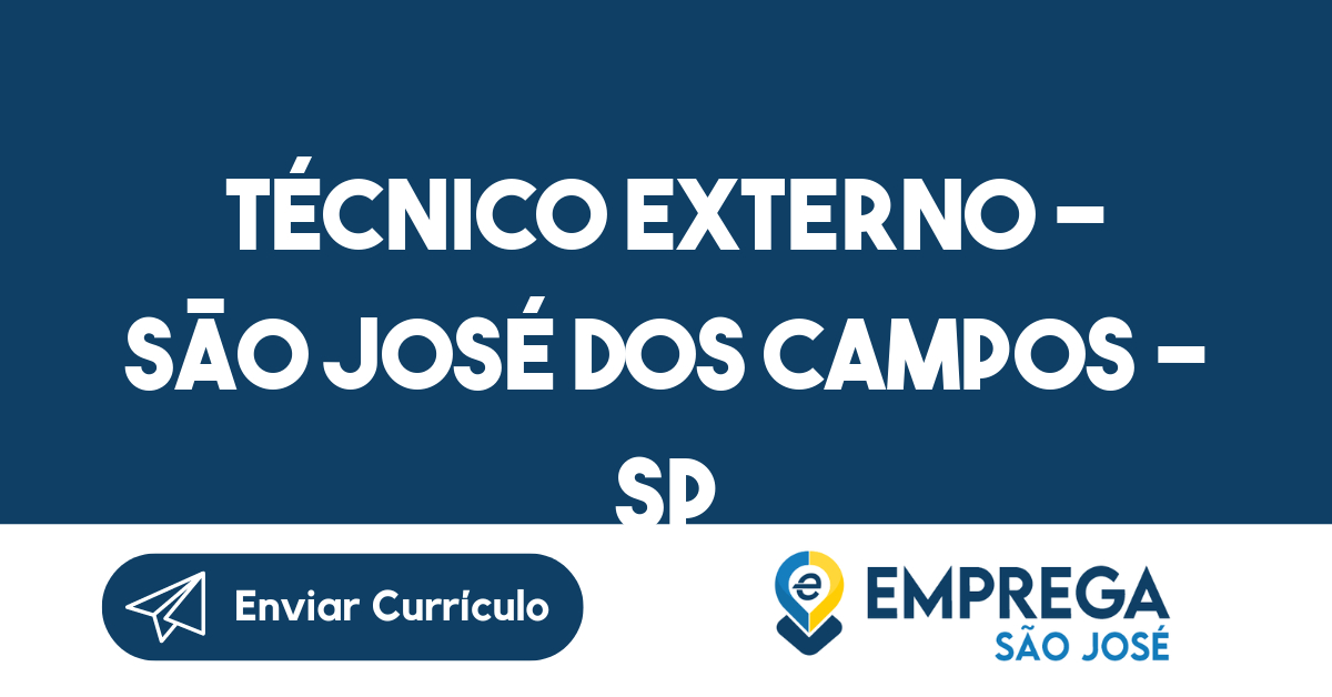 Técnico Externo – São José dos Campos – SP-São José dos Campos - SP 13