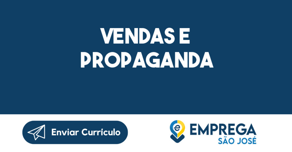Vendas e Propaganda-São José dos Campos - SP 1