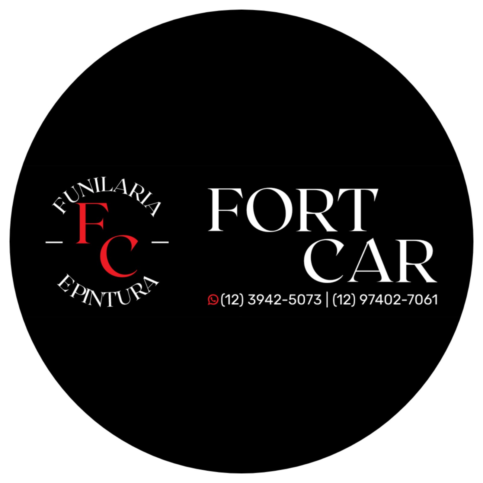 Logo Fort Car Funilaria e Pintura 