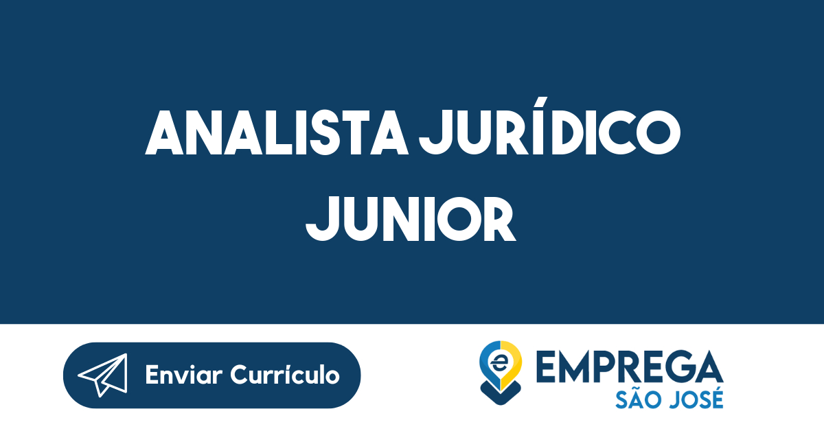 Analista Jurídico Junior-São José dos Campos - SP 1