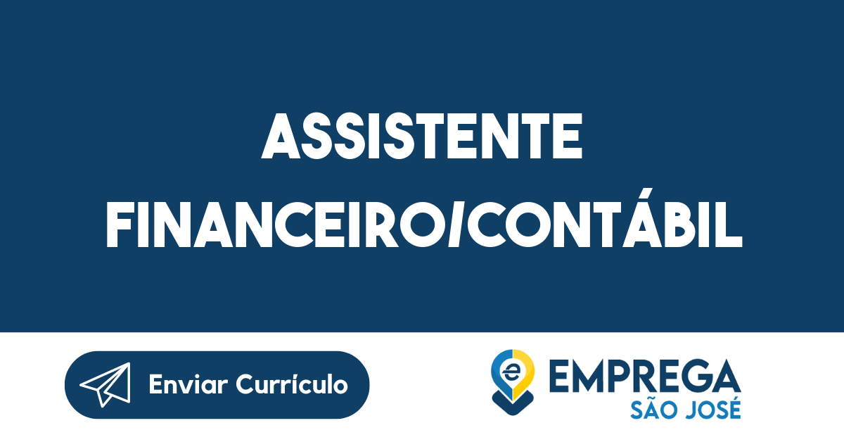 Assistente Financeiro/Contábil-São José dos Campos - SP 209