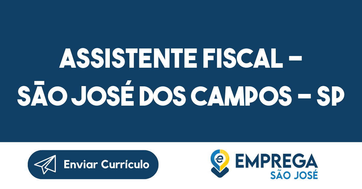Assistente Fiscal - São José dos Campos - SP 19