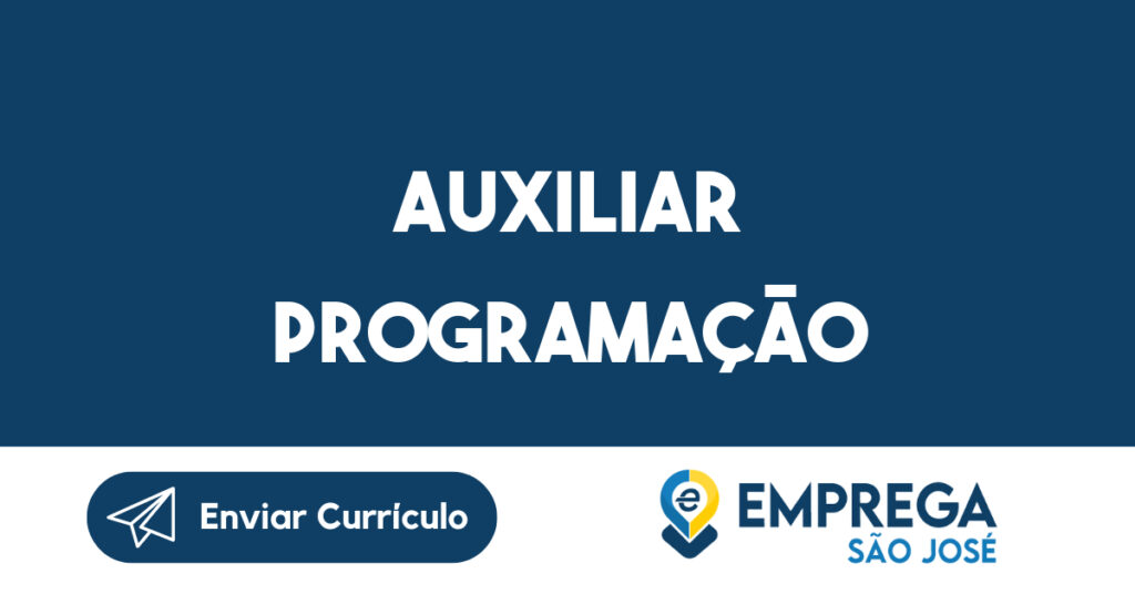 Auxiliar Programação-São José dos Campos - SP 1
