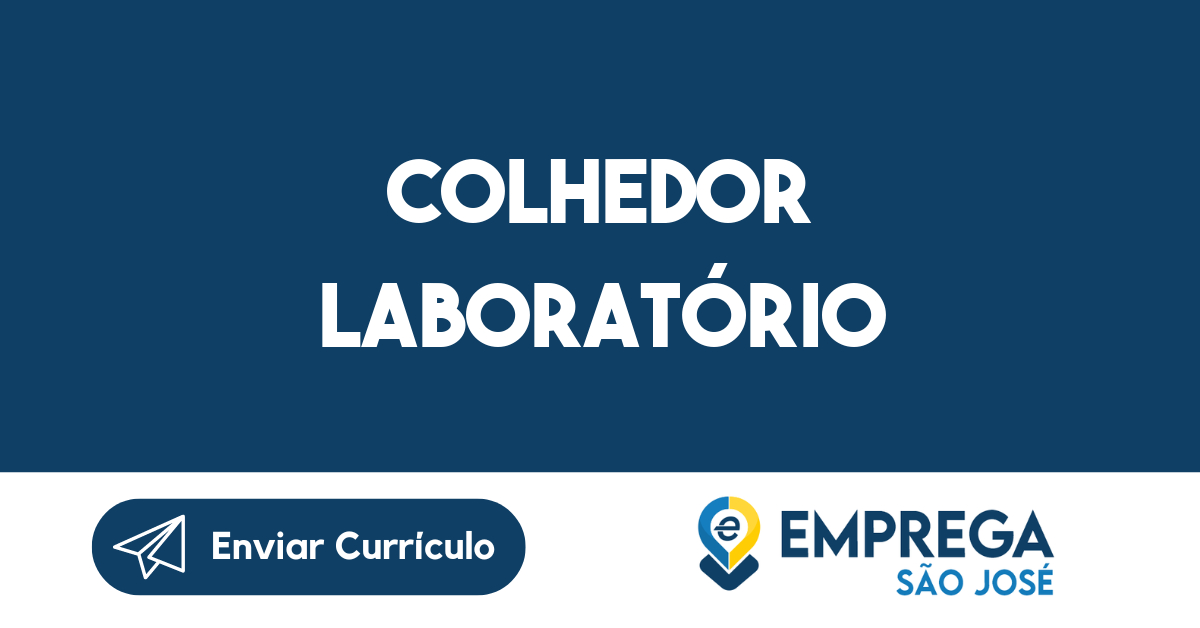 Colhedor Laboratório-São José dos Campos - SP 101