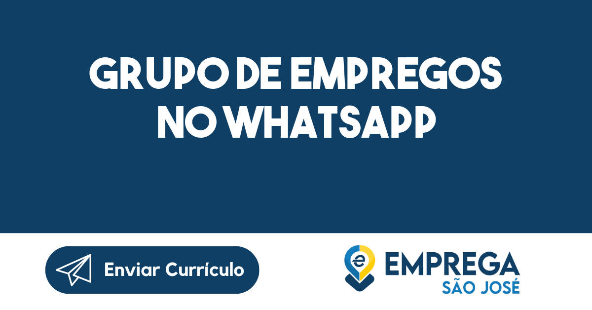 Grupo de Empregos no WhatsApp 1