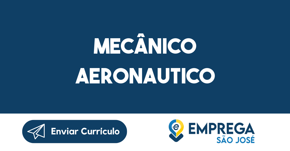 Mecânico Aeronautico-São José dos Campos - SP 167