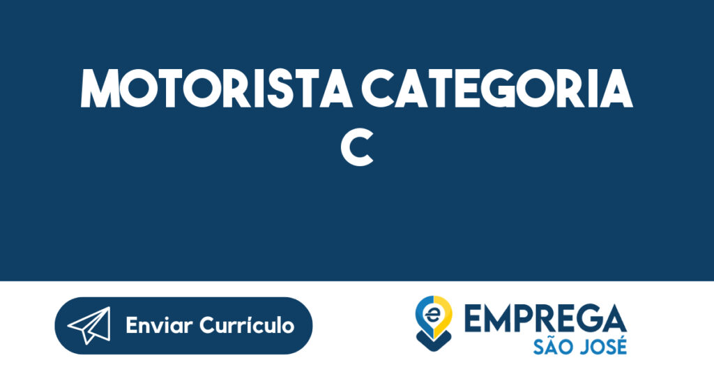Motorista Categoria C -São José dos Campos - SP 1