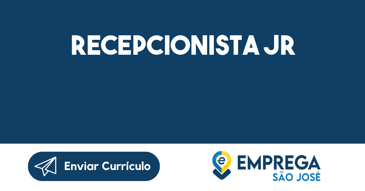 RECEPCIONISTA JR-São José dos Campos - SP 51