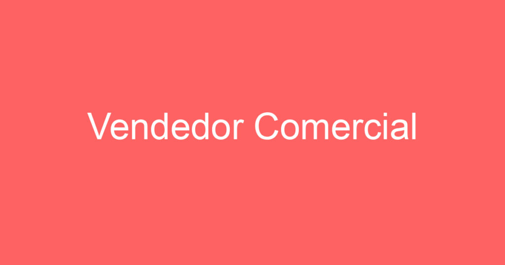 Vendedor Comercial 1