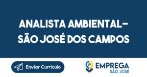 ANALISTA AMBIENTAL -São José dos Campos - SP 14