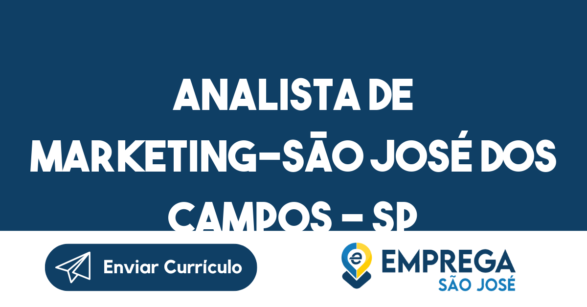 Analista de Marketing-São José dos Campos - SP 191