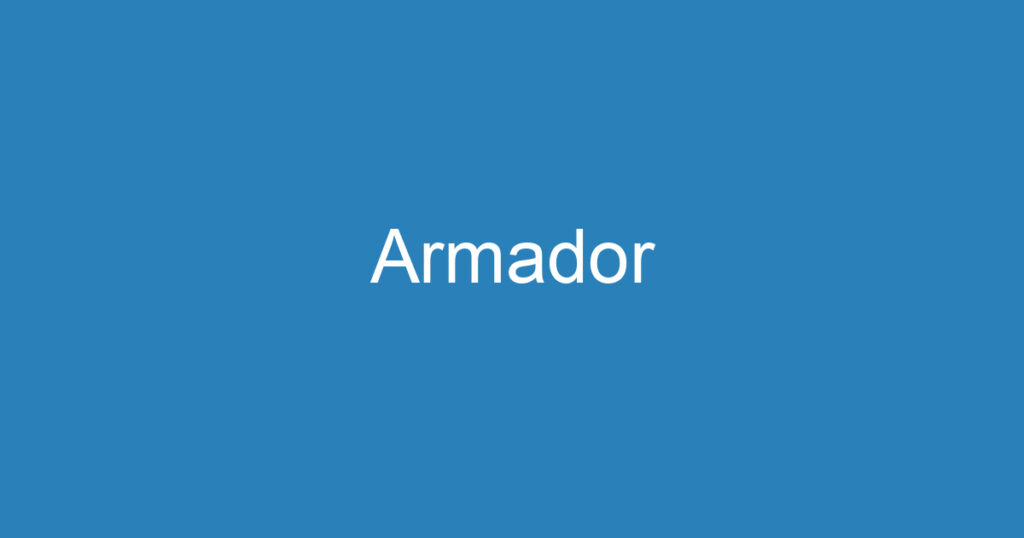 Armador 1 Armador 1