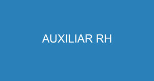 AUXILIAR RH 1