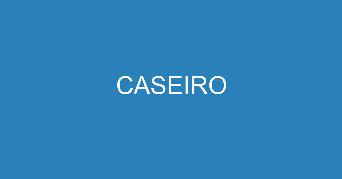 CASEIRO 1