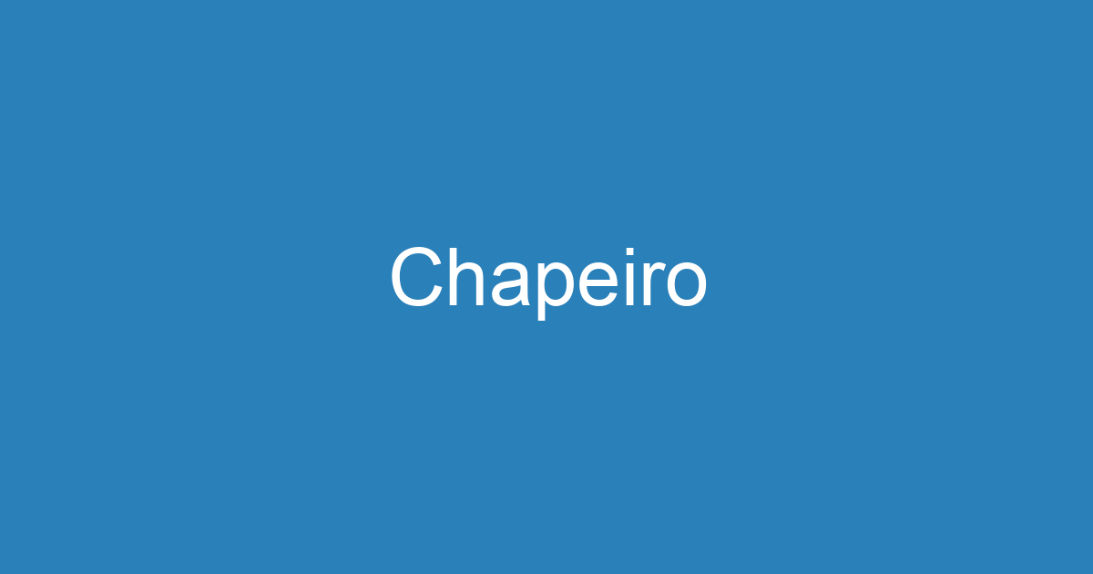 Chapeiro 113