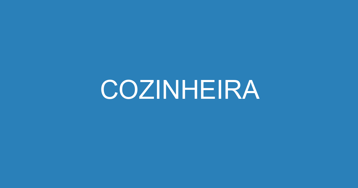 COZINHEIRA 7